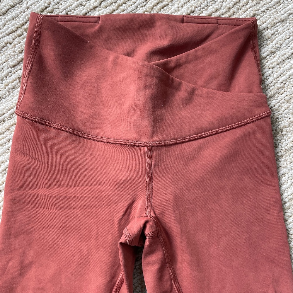 Roasted Brown Lululemon leggings 2 Full Length